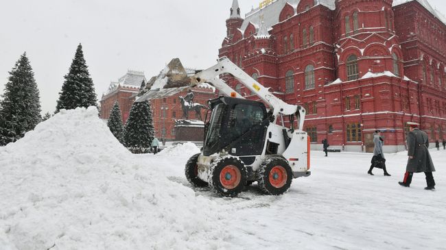 Снегопад в Москве