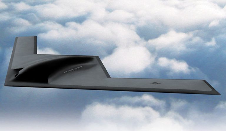 Эскиз бомбардировщика B-21 Raider Эскиз бомбардировщика B-21 Raider
