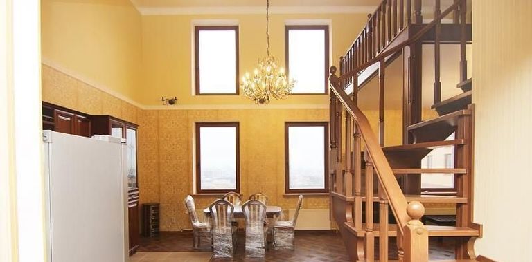 Двухуровневая квартира с турецкой баней