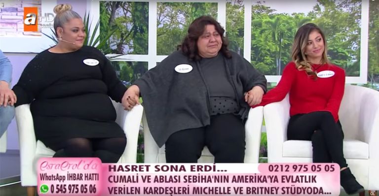 Мишель и Бриттани на турецком ток-шоу Esra Erol'da