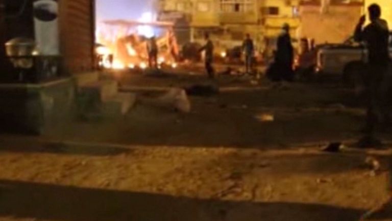 Последствия двойного теракта в ливийском Бенгази. Видео с места ЧП