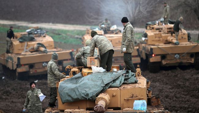 Турецкие военные в провинции Хатай Турецкие военные в провинции Хатай
