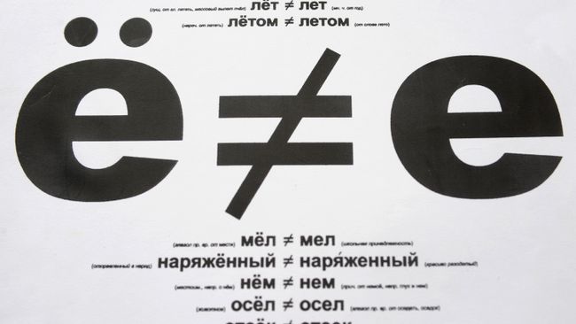 Экспонат музея писателя Виктора Чумакова, посвященного букве Ё. Архивное фото Экспонат музея писателя Виктора Чумакова, посвященного букве Ё. Архивное фото