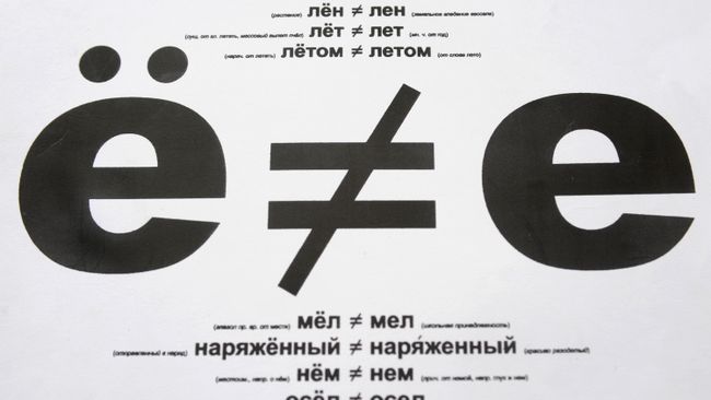 Экспонат музея писателя Виктора Чумакова, посвященного букве Ё. архивное фото Экспонат музея писателя Виктора Чумакова, посвященного букве Ё. архивное фото