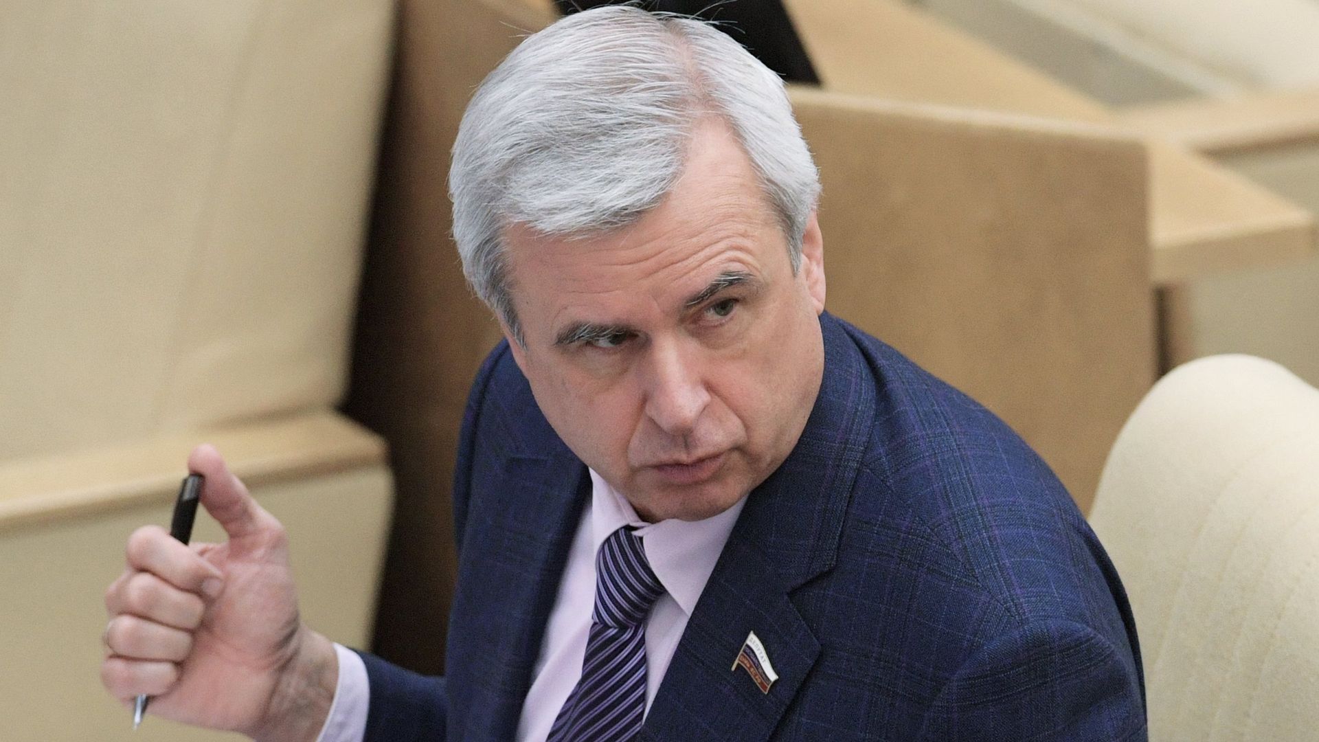 Первый заместитель председателя комитета Государственной Думы по государственному строительству и законодательству Вячеслав Лысаков на пленарном заседании Государственной Думы РФ. 26 января 2018 Первый заместитель председателя комитета Государственной Думы по государственному строительству и законодательству Вячеслав Лысаков на пленарном заседании Государственной Думы РФ. 26 января 2018 - РИА Новости, 1920, 12.10.2020
