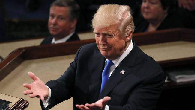 Дональд Трамп выступает в конгрессе с обращением О положении страны. 30 января 2018 Дональд Трамп выступает в конгрессе с обращением О положении страны. 30 января 2018