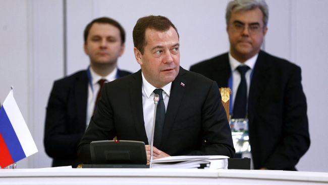 Дмитрий Медведев во время очередного заседания Евразийского межправительственного совета с участием глав правительств стран-участниц ЕАЭС. 2 февраля 2018 Дмитрий Медведев во время очередного заседания Евразийского межправительственного совета с участием глав правительств стран-участниц ЕАЭС. 2 февраля 2018