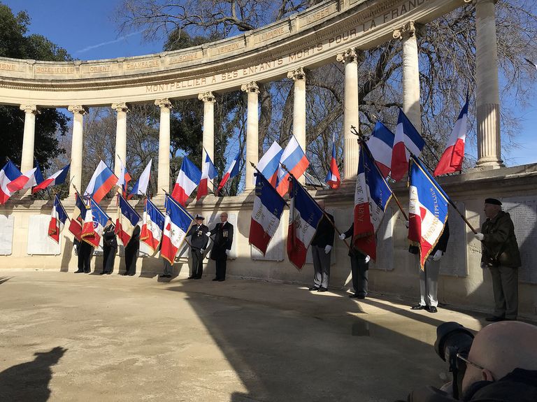 Участники церемонии посвященной памяти Сталинградской битвы, в Монпелье. 2 февраля 2018 Участники церемонии посвященной памяти Сталинградской битвы, в Монпелье. 2 февраля 2018