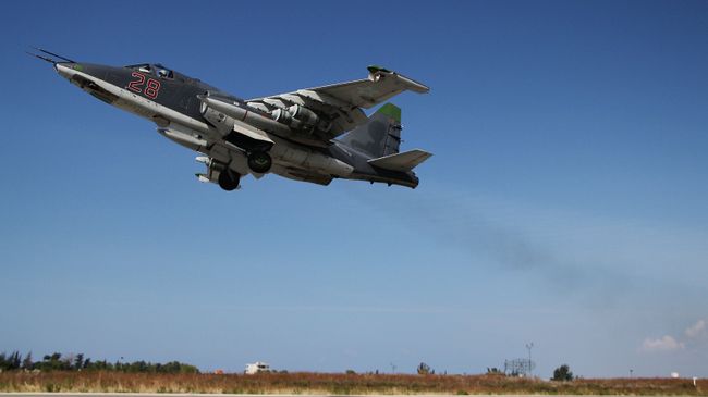 Российский штурмовик Су-25 Российский штурмовик Су-25
