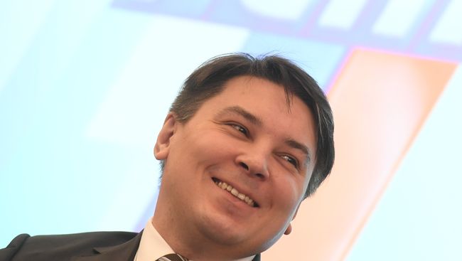 Замминистр финансов России Илья Трунин на неделе российского бизнеса в Москве. 5 февраля 2018