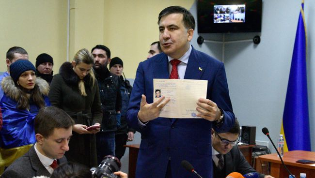 Михаил Саакашвили в Киевском апелляционном административном суде Михаил Саакашвили в Киевском апелляционном административном суде