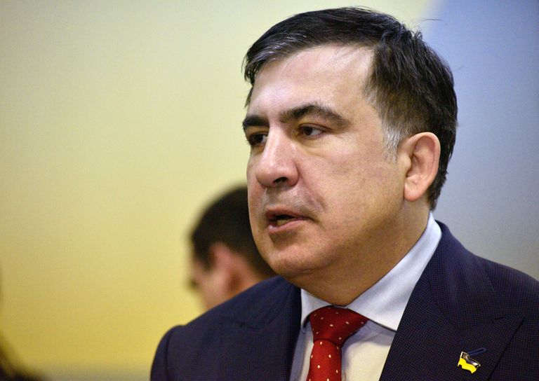Михаил Саакашвили в Киевском апелляционном административном суде. 5 февраля 2018