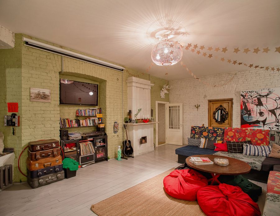 Общий холл Soul Kitchen Junior Hostel