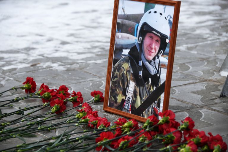 Портрет погибшего в Сирии летчика Романа Филипова Портрет погибшего в Сирии летчика Романа Филипова