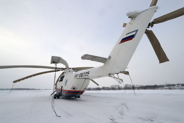 Вертолет Ми-26 Московского авиационного центра Вертолет Ми-26 Московского авиационного центра