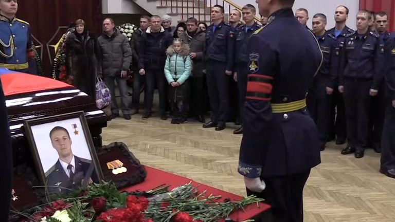  Церемония прощания с летчиком Романом Филиповым