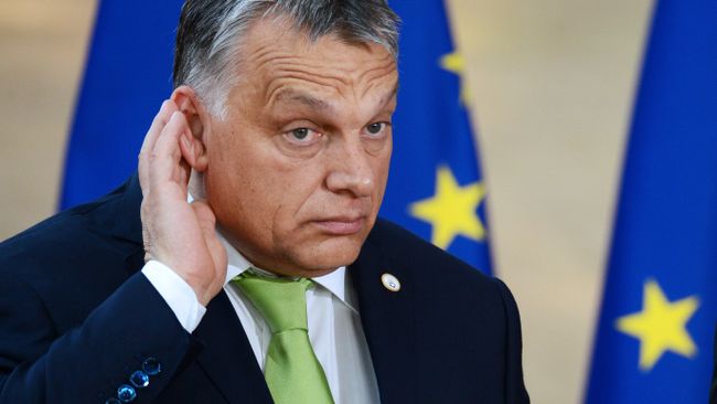 Премьер-министр Венгрии Виктор Орбан в Брюсселе Премьер-министр Венгрии Виктор Орбан в Брюсселе