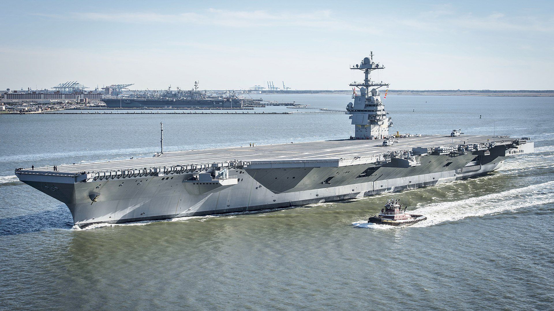 Американский авианосец CVN-78 Gerald R. Ford Американский авианосец CVN-78 Gerald R. Ford - РИА Новости, 1920, 31.10.2022