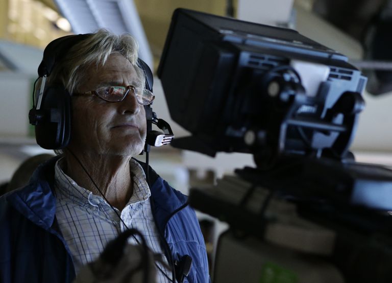 Оператор американской телекомпании NBC во время съемки Олимпийских игр в Рио-де-Жанейро 