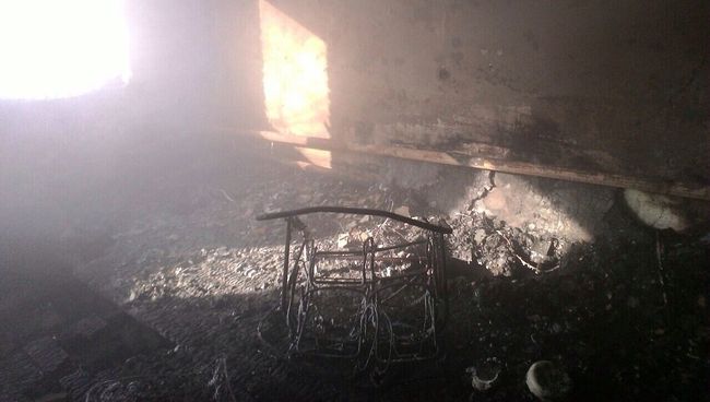 Последствия возгорания в одной из квартир одноэтажного дома, расположенного по улице Специалистов в селе Лозовка Кинель - Черкасского района Самарской области. 14 февраля 2018 Последствия возгорания в одной из квартир одноэтажного дома, расположенного по улице Специалистов в селе Лозовка Кинель - Черкасского района Самарской области. 14 февраля 2018