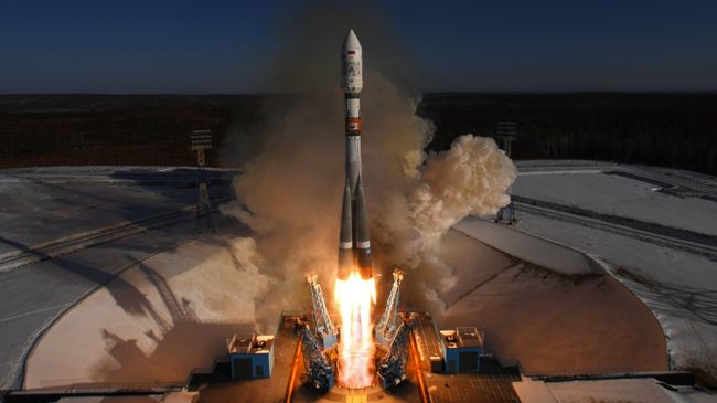 Старт ракеты-носителя Союз-2.1а с космодрома Восточный. Архивное фото