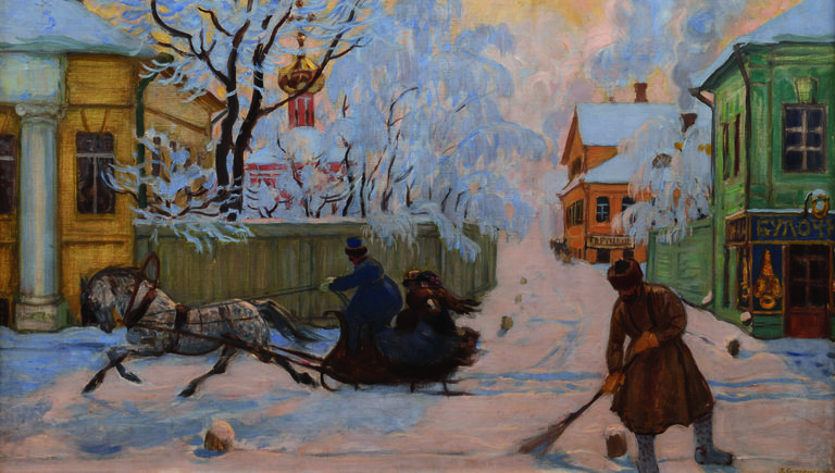 Морозный день, 1913. Холст, масло. Саратовский государственный художественный музей имени А.Н. Радищева Морозный день, 1913. Холст, масло. Саратовский государственный художественный музей имени А.Н. Радищева