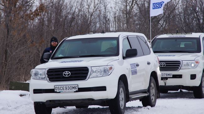Представители ОБСЕ в Донбассе