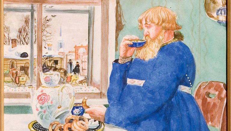 Извозчик в трактире, 1920. Серия акварелей. Воспроизведена в альбоме Русь. Русские типы Б.М. Кустодиева. Петроград, изд. Аквилон, 1923. Бумага, акварель. НИМ РАХ. Музей-квартира И.И. Бродского Извозчик в трактире, 1920. Серия акварелей. Воспроизведена в альбоме Русь. Русские типы Б.М. Кустодиева. Петроград, изд. Аквилон, 1923. Бумага, акварель. НИМ РАХ. Музей-квартира И.И. Бродского