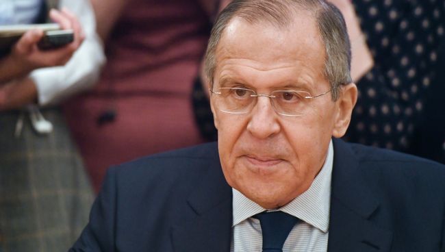 Министр иностранных дел России Сергей Лавров. 19 февраля 2018