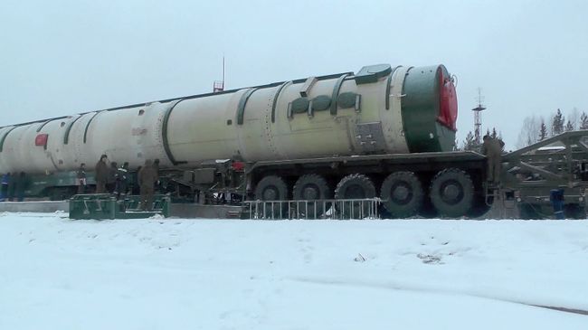 Ракетный комплекс стратегического назначения Сармат. Архивное фото Ракетный комплекс стратегического назначения Сармат. Архивное фото