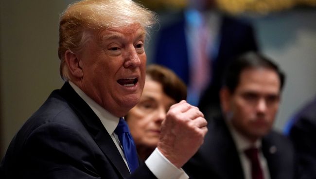 Президент США Дональд Трамп в Вашингтоне. Архивное фото