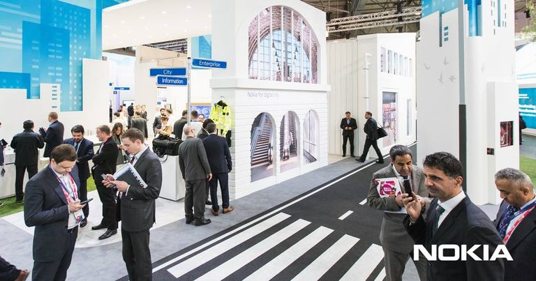 Стенд Nokia на Mobile World Congress 2018 Стенд Nokia на Mobile World Congress 2018