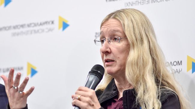 Исполняющая обязанности министра здравоохранения Украины  Ульяна Супрун. Архивное фото