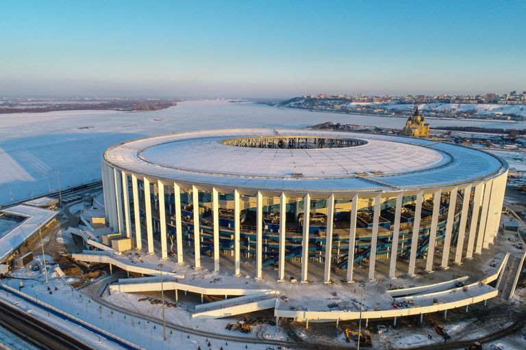 Стадион Нижний Новгород, где пройдут матчи чемпионата мира по футболу 2018