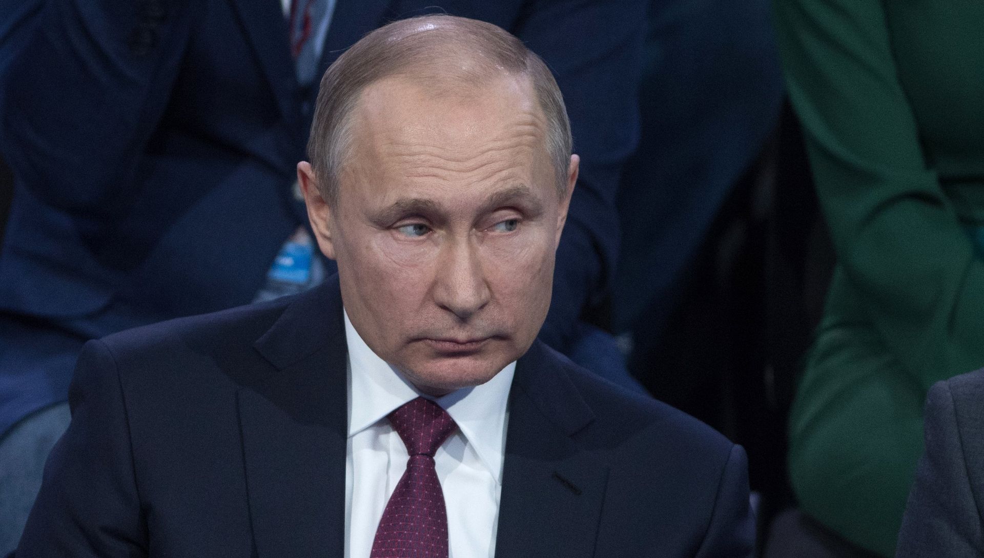Президент РФ Владимир Путин на пленарном заседании V медиафорума независимых региональных и местных средств массовой инвормации Правда и справедливость. 2 марта 2018 Президент РФ Владимир Путин на пленарном заседании V медиафорума независимых региональных и местных средств массовой инвормации Правда и справедливость. 2 марта 2018 - РИА Новости, 1920, 02.03.2018