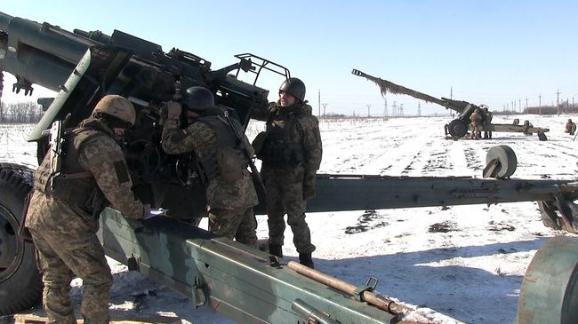 Учения украинской армии в Луганской области. Архивное фото Учения украинской армии в Луганской области. Архивное фото
