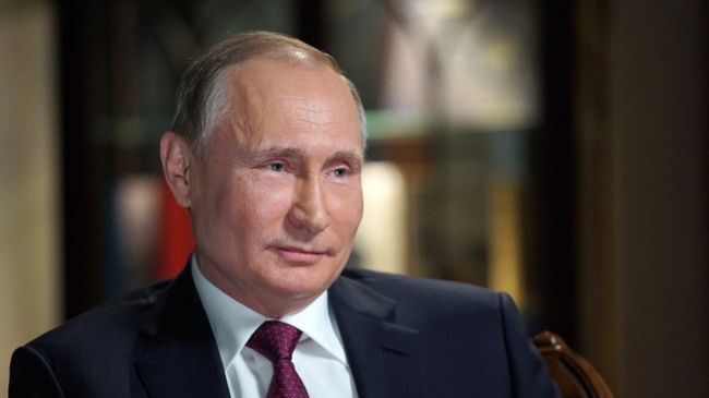 Президент РФ Владимир Путин дает интервью журналисту американского телеканала NBC Мегин Келли в Калининграде. 2 марта 2018