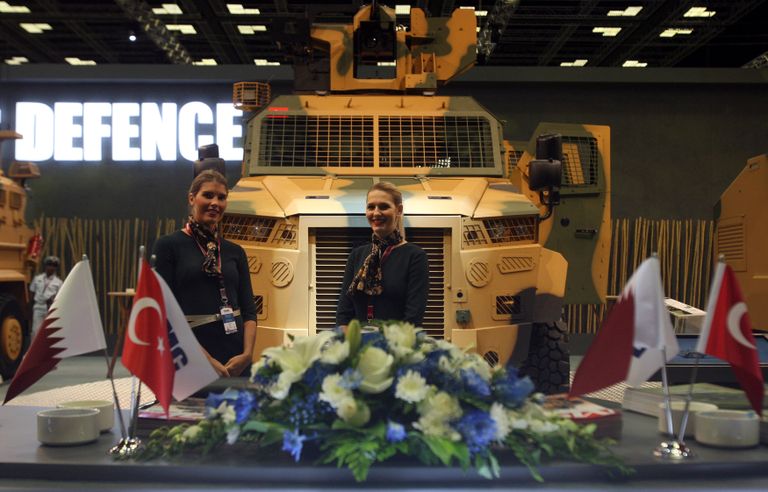На международной военно-морской выставке-конференции DIMDEX в Катаре. 12 марта 2018
