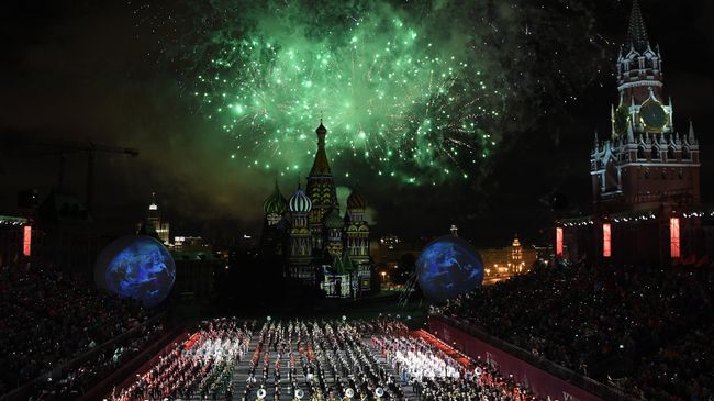 Фестиваль Спасская башня в Москве. Архивное фото Фестиваль Спасская башня в Москве. Архивное фото
