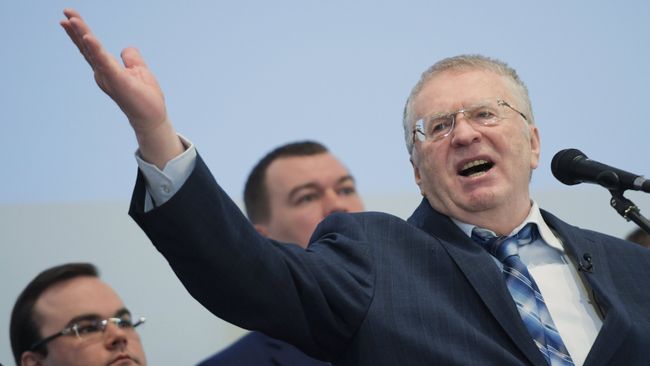 Кандидат в президенты РФ, председатель ЛДПР Владимир Жириновский Кандидат в президенты РФ, председатель ЛДПР Владимир Жириновский