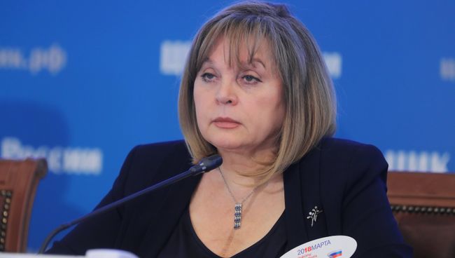 Председатель ЦИК РФ Элла Памфилова. Архивное фото