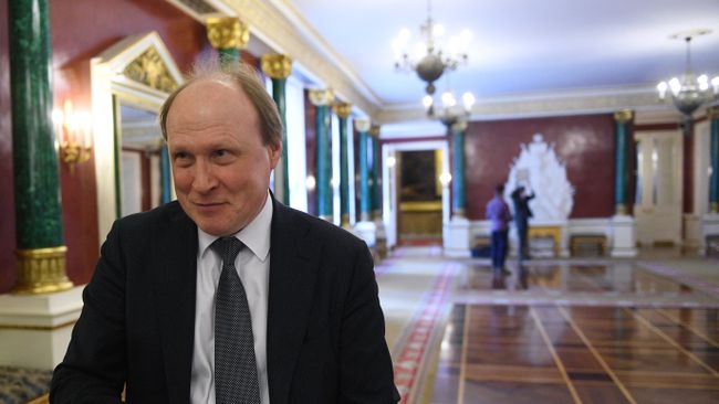 Советник президента РФ по культуре Владимир Толстой во время оглашения имён лауреатов премии в области литературы и искусства в Москве Советник президента РФ по культуре Владимир Толстой во время оглашения имён лауреатов премии в области литературы и искусства в Москве
