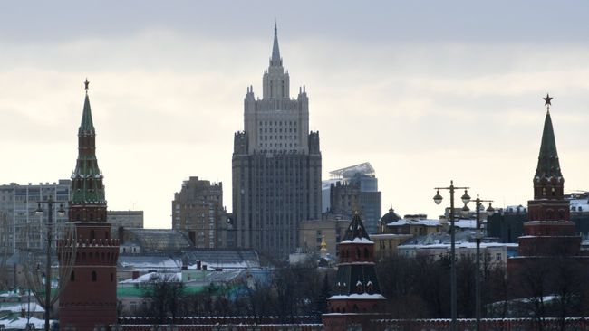Здание министерства иностранных дел РФ в Москве. Архивное фото Здание министерства иностранных дел РФ в Москве. Архивное фото
