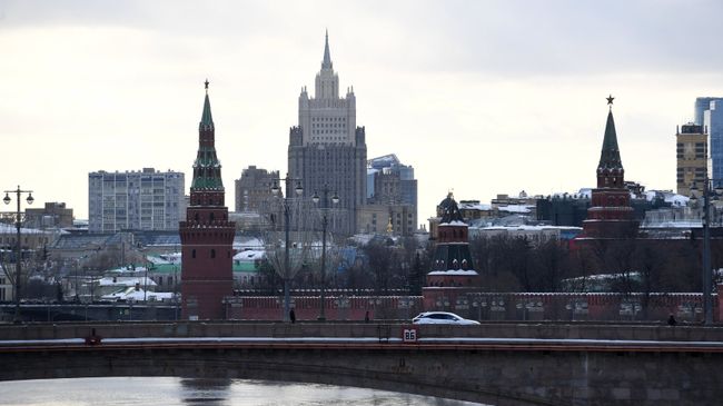 Здание министерства иностранных дел РФ в Москве Здание министерства иностранных дел РФ в Москве