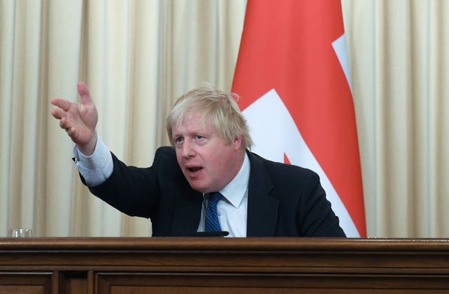 Министр иностранных дел Великобритании Борис Джонсон