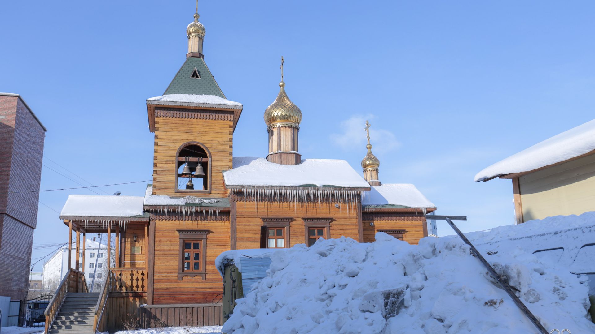 Спасский монастырь, республика Якутия Спасский монастырь, республика Якутия - РИА Новости, 1920, 23.03.2018
