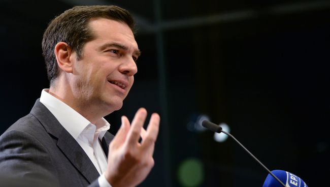 Премьер-министр Греции Алексис Ципрас на саммите ЕС в Брюсселе. 23 марта 2018 Премьер-министр Греции Алексис Ципрас на саммите ЕС в Брюсселе. 23 марта 2018
