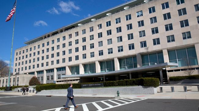 Здание Госдепартамента США в Вашингтоне. Архивное фото Здание Госдепартамента США в Вашингтоне. Архивное фото