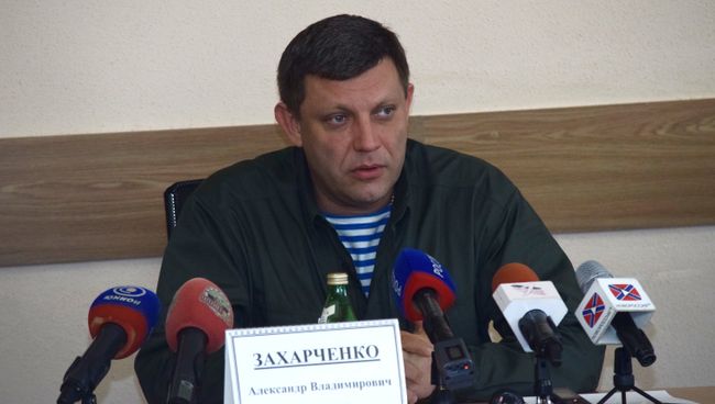 Глава Донецкой народной республики Александр Захарченко. Архив