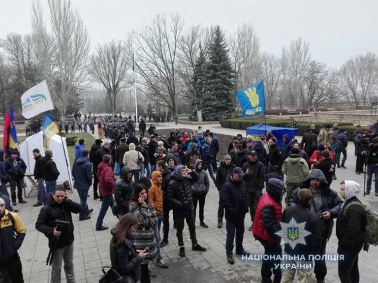 Ситуация у здания администрации Николаевской области. 29 марта 2018 Ситуация у здания администрации Николаевской области. 29 марта 2018